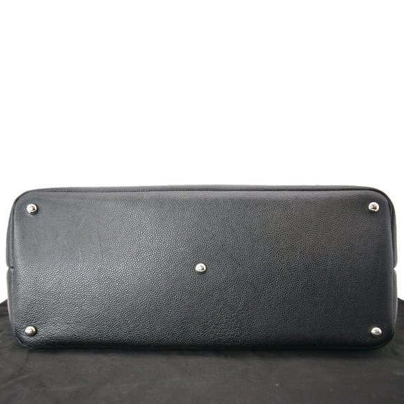 CHANEL Drawstring Large Quilted Calfskin & Caviar Shopping Tote Bag Beige - Picture 7 of 11